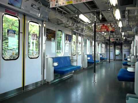 東急田園都市線5000系6ドア車 長津田～つくし野 - YouTube