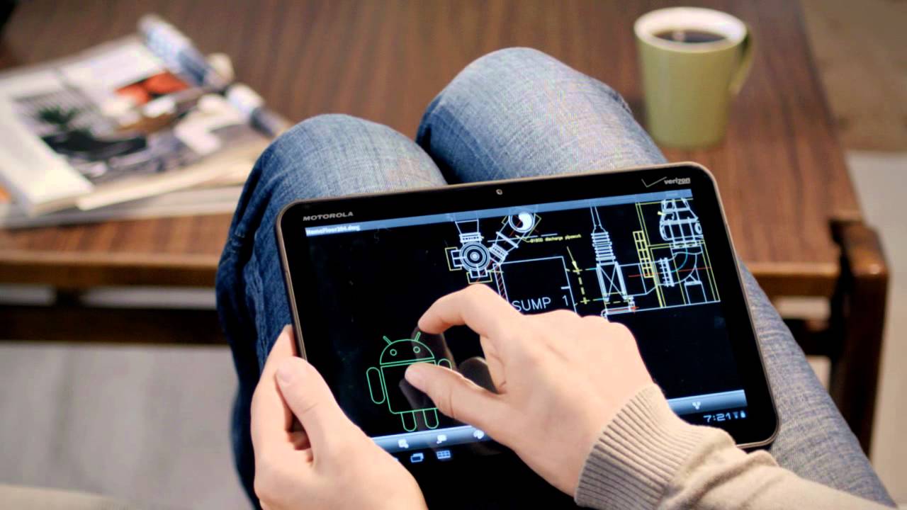 AutoCAD WS Web and Mobile App for Android - YouTube