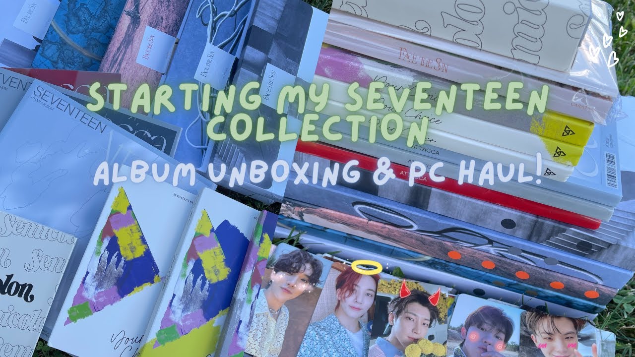 starting my seventeen collection! ✰ chatty album haul & unboxing!