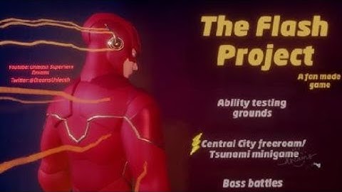 Dreams fighting the reverse flash (The flash project)