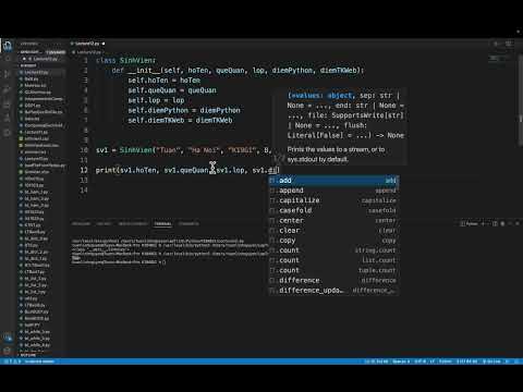Lập trình hướng đối tượng (OOP) trong Python (phần 1) - YouTube
