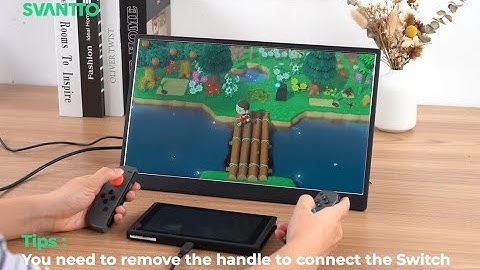 SVANTTO how to connect the monitor to the Switch? IPM002 Portable Gaming Monitor