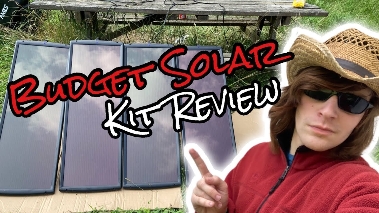 Harbor Freight 100W Solar Kit Unboxing Review YouTube