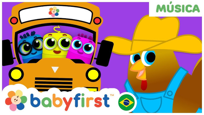 🎵🎤 Vídeos Educativos para crianças, As Rodas do ônibus Canção, canção  infantil