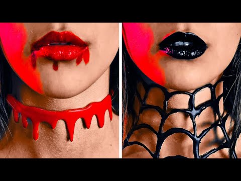 Ý TƯỞNG HALLOWEEN TỰ LÀM TẠI NHÀ || TRANG ĐIỂM VÀ HÓA TRANG HALLOWEEN