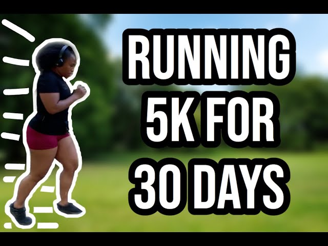 I ran a 5km everyday for 30 days 