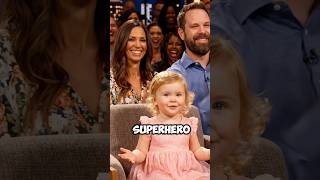 Baby Girl Calls Daddy a “Real Superhero” 😂🦸‍♂️ |  #dadlife #babygirl #baby #interview #family #mom