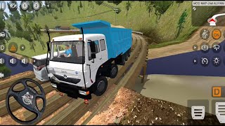 TATA Truck off road sand transport driving l bus simulator indonesia mod