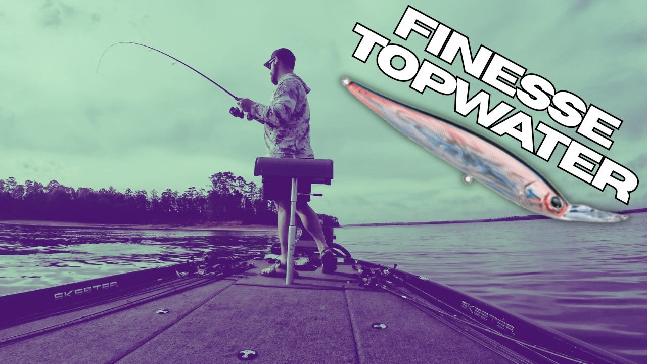 Finesse Topwater Catches HUGE NUMBERS of Bass