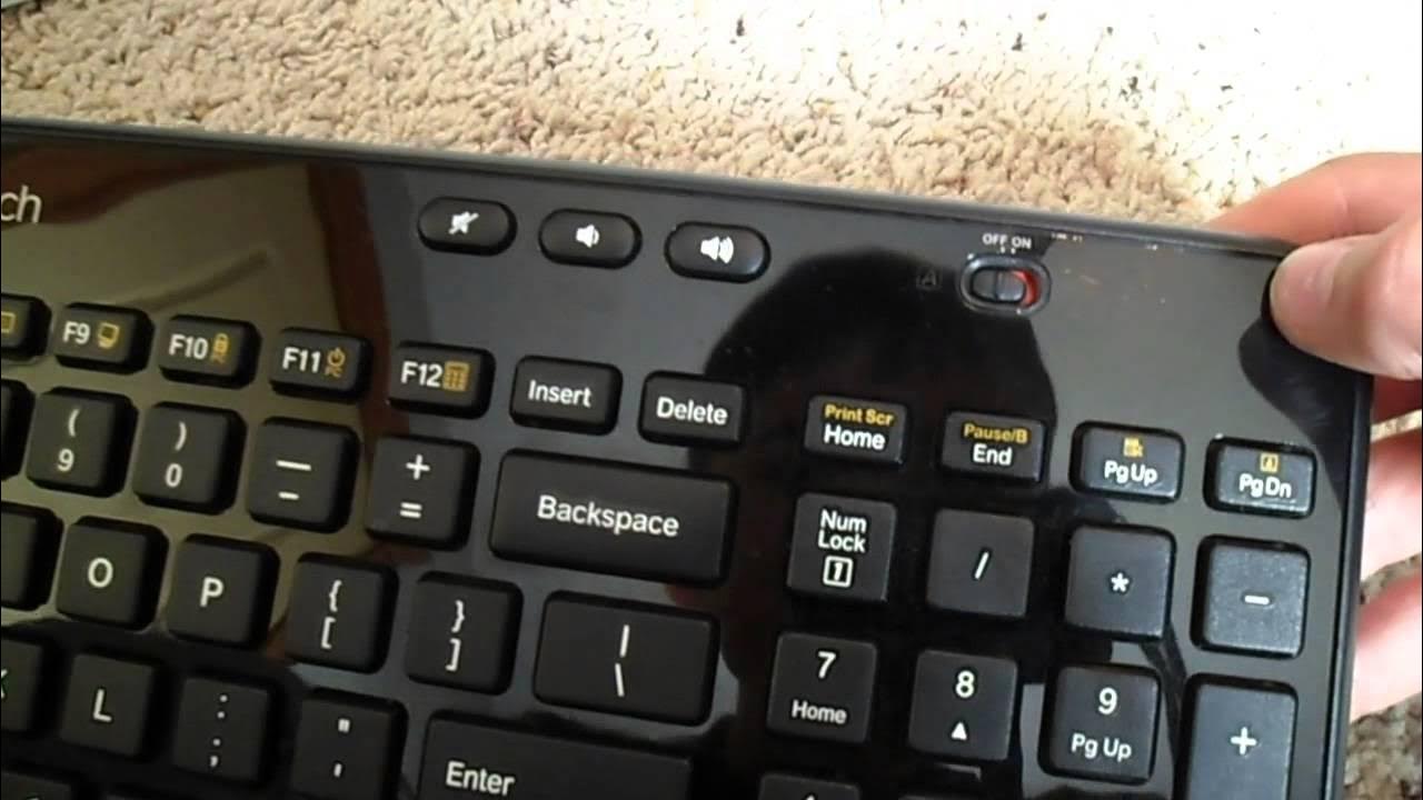 Forvirre hed Elskede Logitech K360 Wireless Keyboard Review and Demo - YouTube