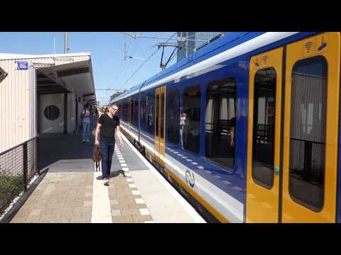 NS SNG 2733 + 2310 halteren op station Heemstede - Aerdenhout