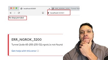 Shopify app: How to fix no shop defined error