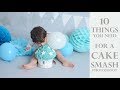 10 Things you need for a Cake Smash Photo Session (First Birthday Photoshoot)