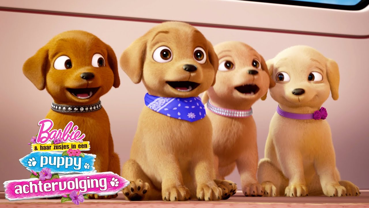 voor puppy's | Barbie & Zusjes een Puppy Achtervolging | Barbie YouTube