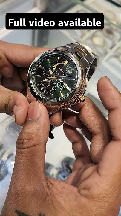 How to set Solar Perpetual  Seiko Coutura Men's Watch #seikosolar #seikocoutura #seikowatches