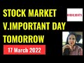 IMPORTANT DAY FOR STOCK MARKET TOMORROW- TREND REVERSAL DUE? | NIFTY ANALYSIS | PAYAL