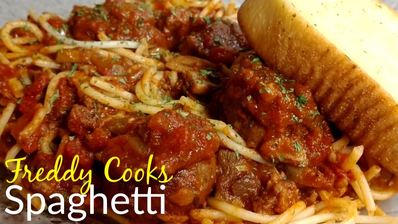 Hearty, Meaty, Perfect Freddy Spaghetti recipe - YouTube
