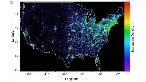 US Zip Code Density Map