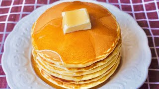 四種材料！極簡單！完美熱香餅早餐｜ pancake recipe｜基本 ... 