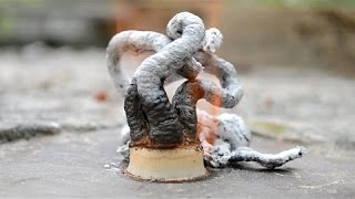 Выращиваем огненную змею Химические опыты в домашних условиях - Выращиваем огненную змею Химические опыты в домашних условиях -