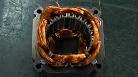 Induction motor stator production line