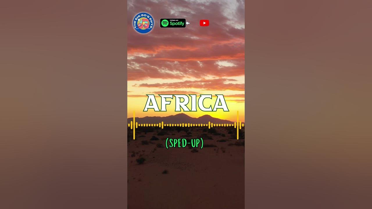 Toto - Africa (Sped Up Remix) | The Big 80's Guys #shorts #80smusic #youtubeshorts #toto #africa