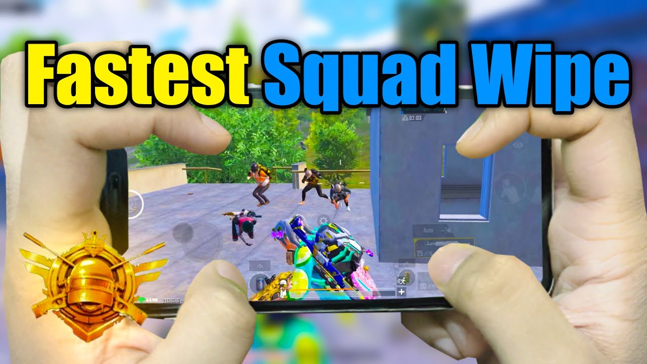 Fastest Squad Wipes in Pubg Mobile 🤯 - YouTube