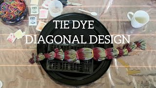 TIE DYE | DIAGONAL PLEATS