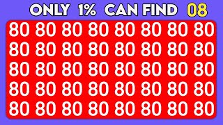 The ultimate Eye test 👀 | Spot the Odd One Out | Number and Letter Super Edition  screenshot 4
