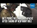 Uks prince william flies apache after taking up new army role