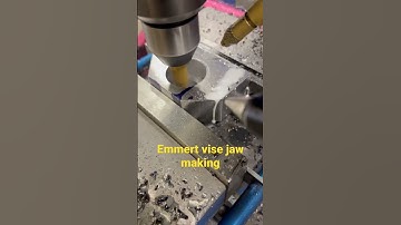 Emmert vise jaw making #machinist #cncmachinist #machine #machining #cnc
