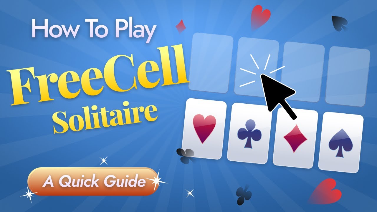 How To Play FreeCell Solitaire - YouTube