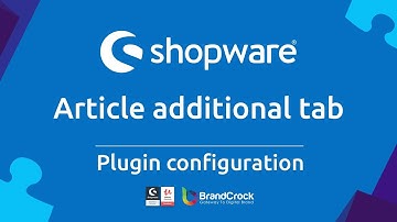 Shopware Plugin Article Additional Tab - BrandCrock GmbH