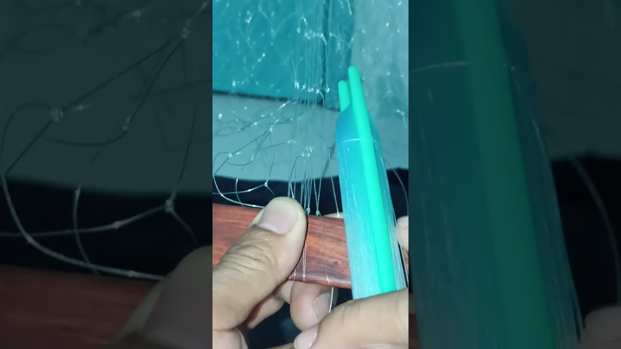 สอนสานแหเอ็น5เชน.....วิธีสานแหเอ็น5เช็นแบบเข้าใจง่าย....