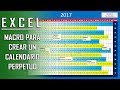 INGENIOSO CALENDARIO PERPETUO en Excel mediante una macro - Tutorial - asesorjuanmanuel