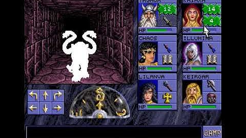 DOSBOX Eye of the Beholder V1.9 (Fan Mod) - PART 5 - Killing Xanathar PC Playthrough