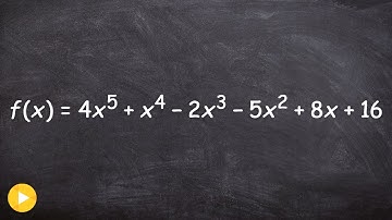 Use descartes rule of signs to find the number of positive and negative real zeros