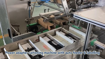 Power Adapter Cartoning Machine with Auto Feeder & Labelling