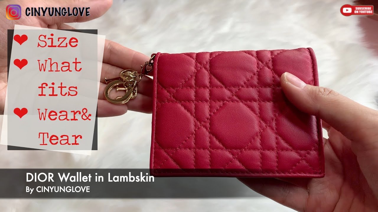 lady dior lambskin wallet price