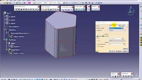 Catia With Us 정쌤 - Tip 11.  EquivalentDemensions 기능