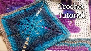 How-to Crochet a North Star 🌟  Granny Square @weavingwyrdstudio