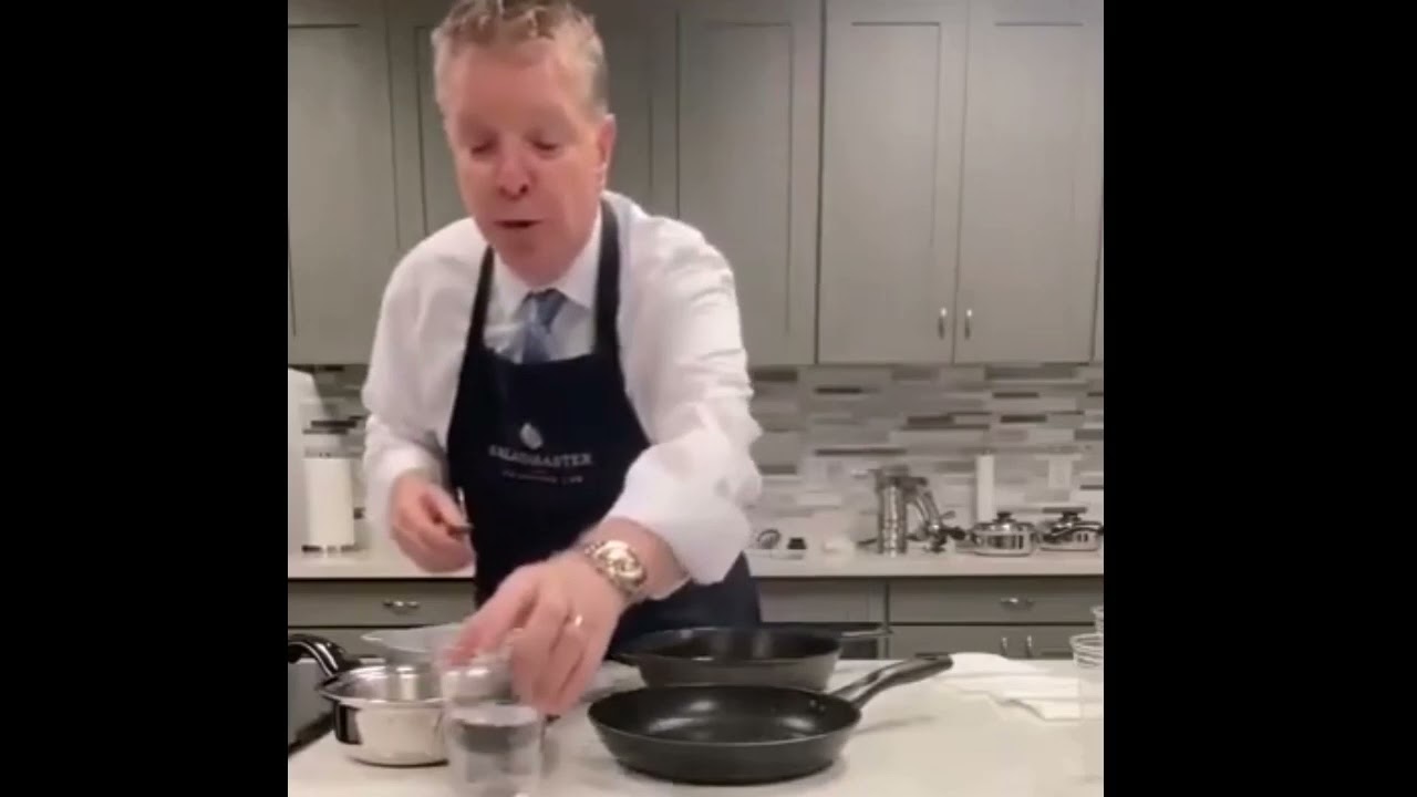 Saladmaster Scrub Pot test