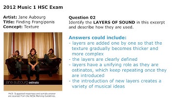 2012 HSC Music 1 - Q02 MG - Finding Frangipanis