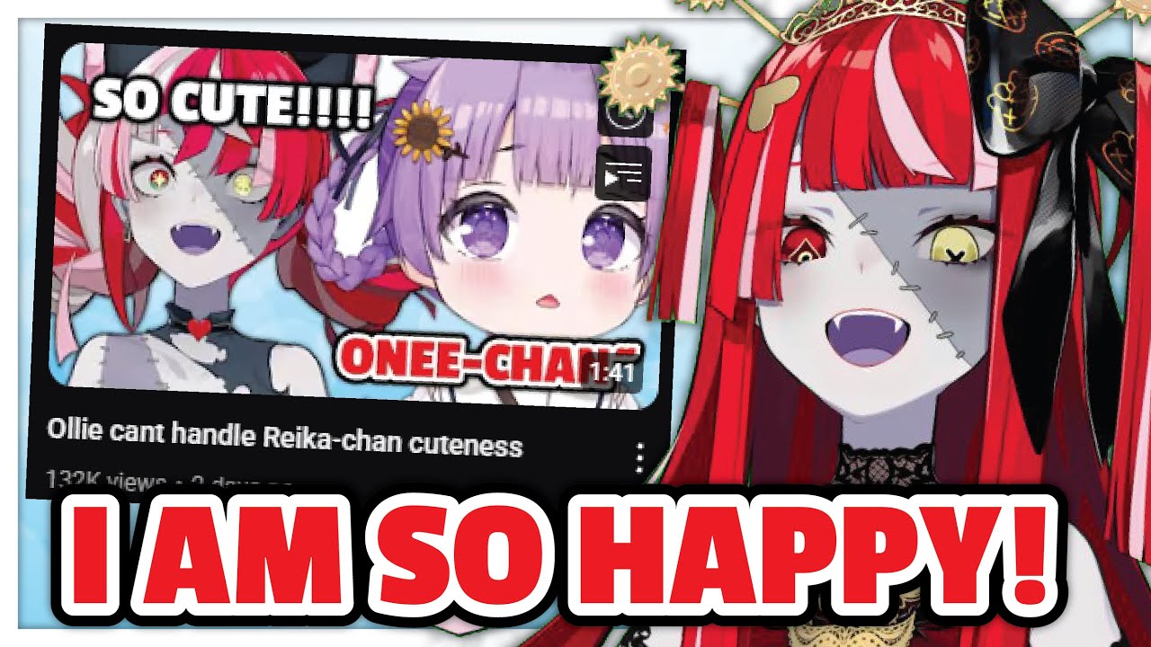 Ollie so happy that Reika-chan call her 