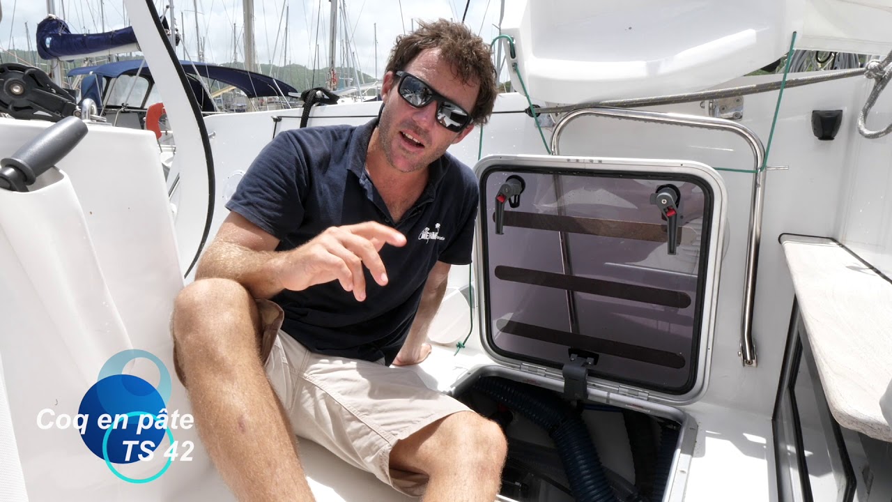 TS 42 par Lorientais Marsaudon Composites | visite guidée par MERMER Location Catamaran Martinique