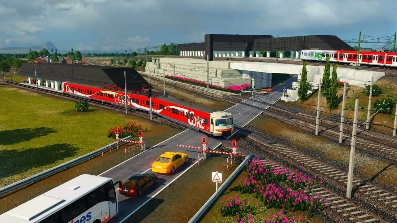 Transport Fever 2: Der Bahnübergang Teil 1165