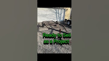 Camper to Utility Trailer Conversion #utilitytrailer #popupcamper #diytrailer