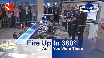 Fire Up In 360° - Sauber F1 Team @ Auto Zürich Car Show 2017