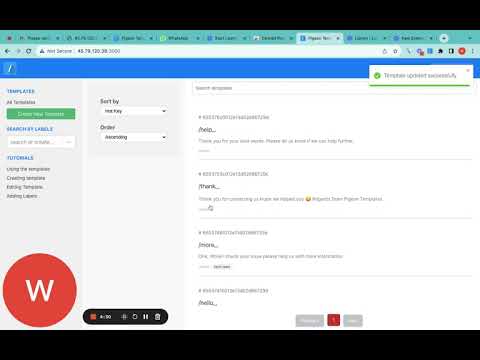 Canned Responses: Templates for Gmail and WA video preview 2