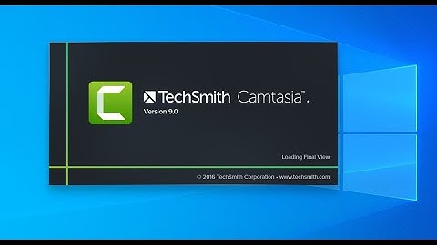Camtasia studio 9 installation